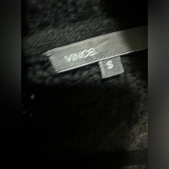 Vince Stripe Print Alpaca Wool Blend Open Front Sweater Size  Small EUC - Picture 4 of 6